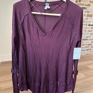 NWT Free People V-Neck Top XS